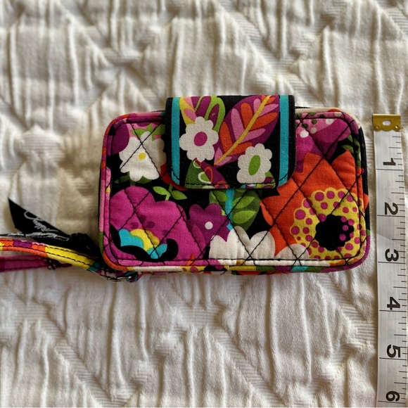 WOMENS VERA BRADLEY‎ VA VA BLOOM PATTERN IPHONE SMARTPHONE WRISTLET ZIP WALLET - Picture 6 of 6